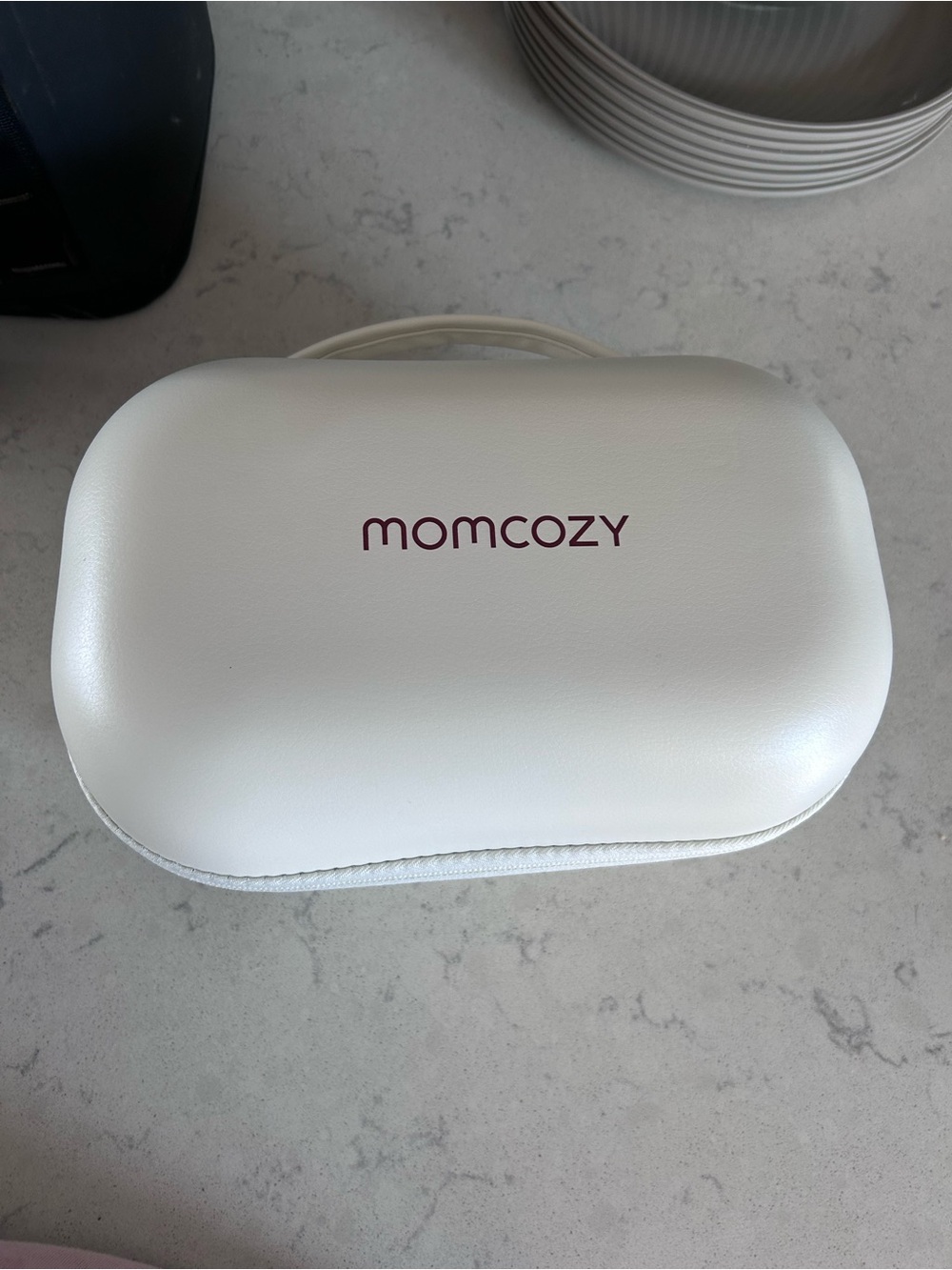 Momcozy White Kids Glasses Travel Case